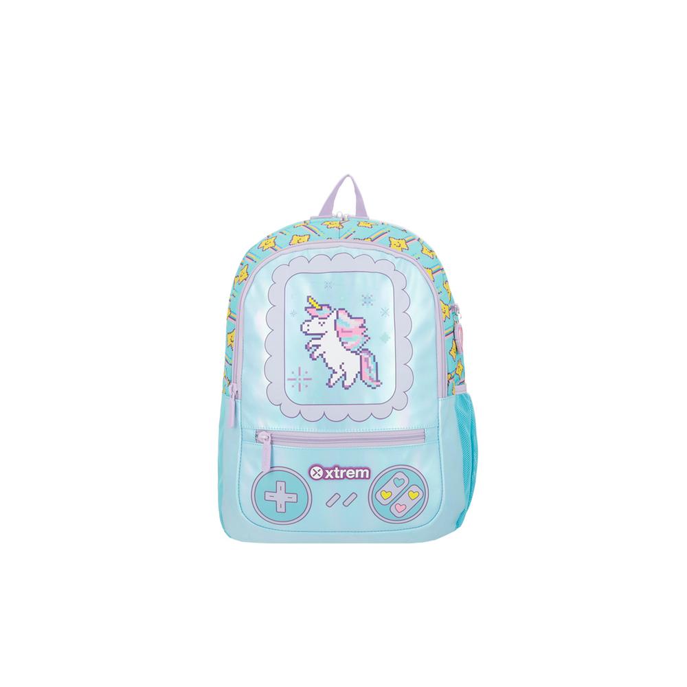 Foto 1 | Mochila Xtrem Logan 5xt Aqua Unicorn Azul