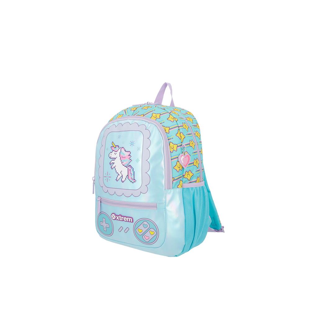 Foto 2 | Mochila Xtrem Logan 5xt Aqua Unicorn Azul