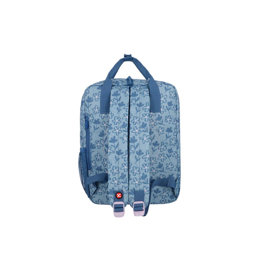 Foto 4 pulgar | Mochila Xtrem Leia 5xt Flowers Azul
