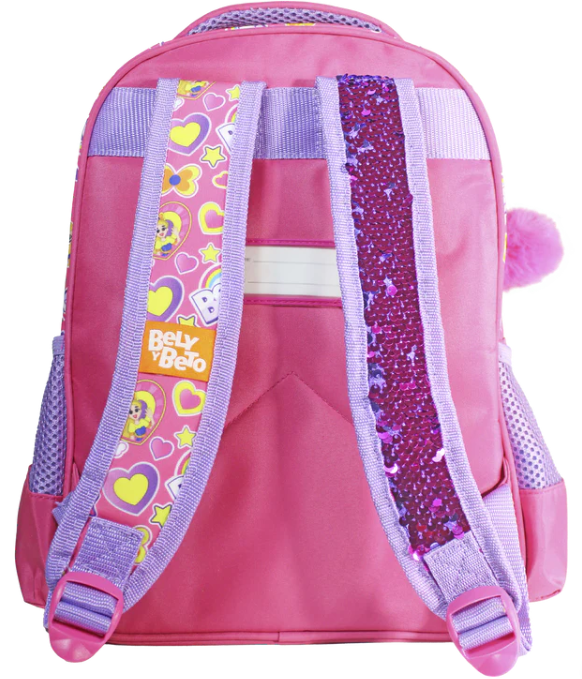 Foto 4 pulgar | Mochila Escolar Bely Y Beto Bely Corazón Kinder  2024 100% Original