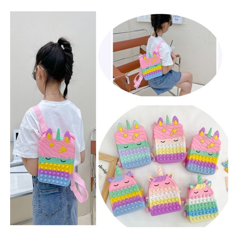 Foto 6 pulgar | Mochila de Juguete Antiestrés Pop It Bag- Venta Internacional