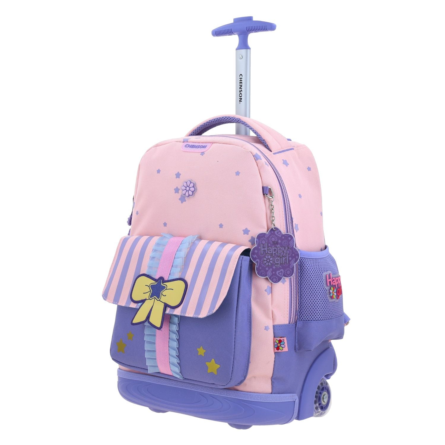 Foto 3 pulgar | Mochila Rosa Con Ruedas Happy Girl Gurlic