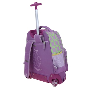 Foto 5 | Mochila Morado Con Ruedas Diseño Floral Chenson Happy Girl Tare