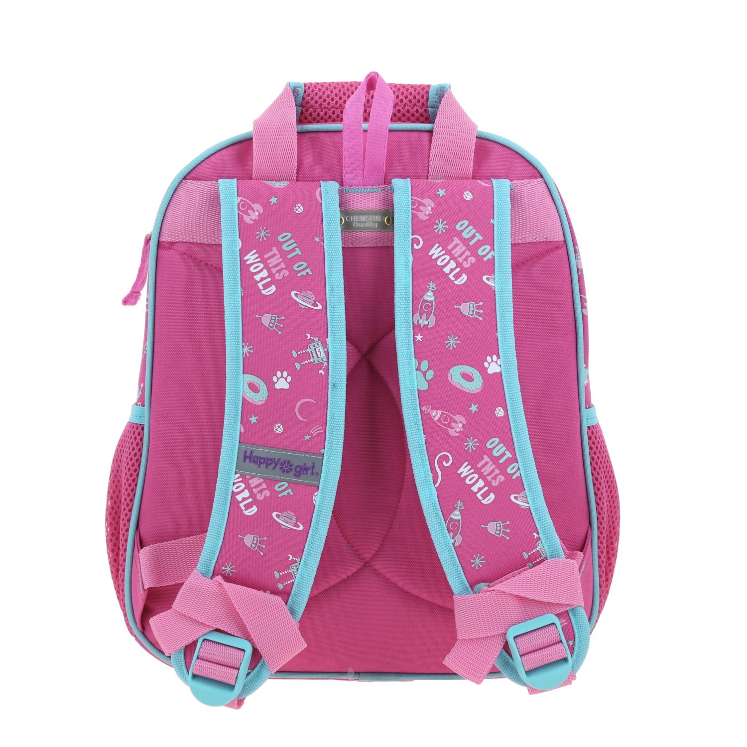 Foto 4 | Mochila Rosa Chica Con Gatito Y Confeti Encapsulado Happy Girl Ajua
