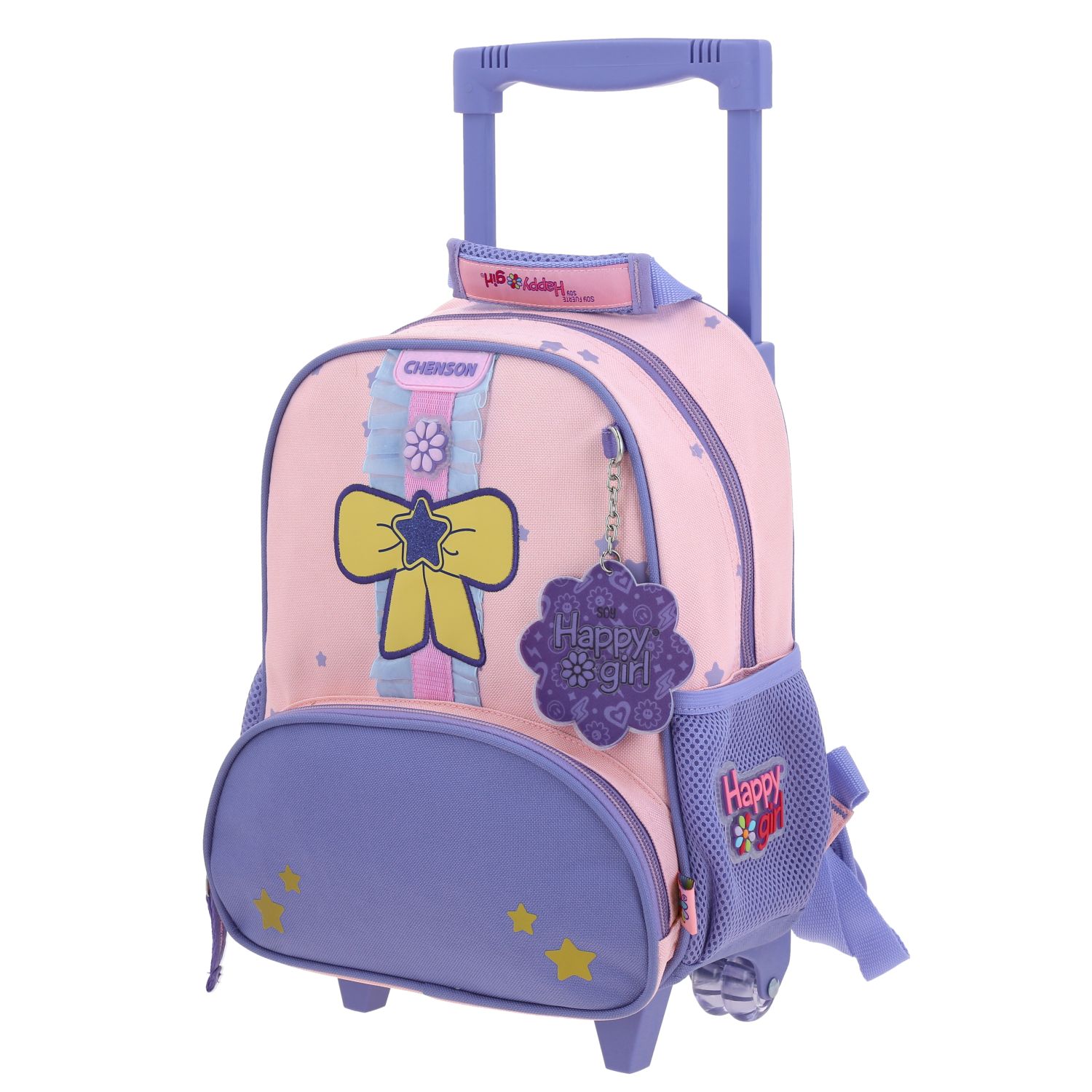 Foto 3 pulgar | Mochila Rosa Con Ruedas Happy Girl Gurlic