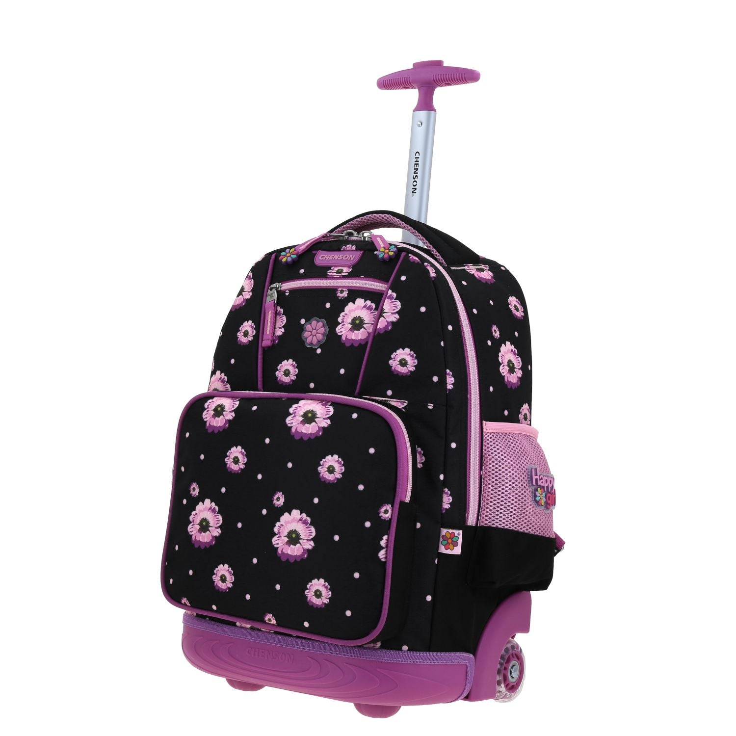 Foto 3 pulgar | Mochila Con Ruedas Color Negro Chenson Happy Girl Suji