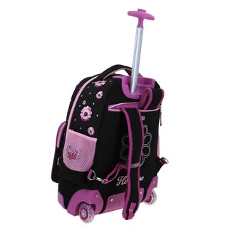 Foto 3 | Mochila Con Ruedas Color Negro Chenson Happy Girl Suji