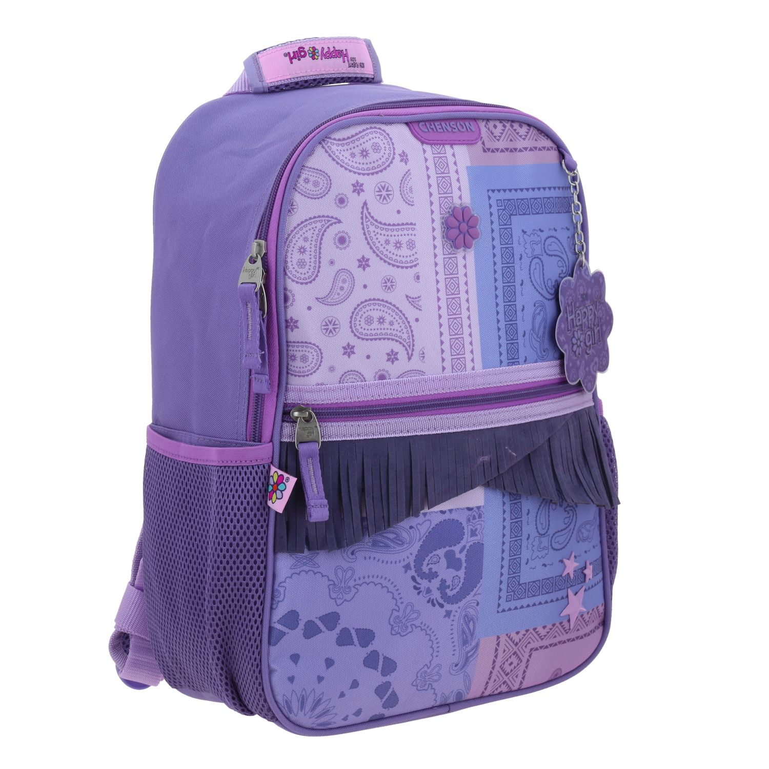 Foto 7 pulgar | Mochila Morada Diseño Unico  Happy Girl Cowli