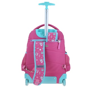 Foto 4 | Mochila Rosa Con Ruedas Con Gatito Y Confeti Encapsulado Happy Girl Ajua