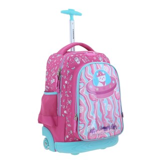 Foto 6 | Mochila Rosa Con Ruedas Con Gatito Y Confeti Encapsulado Happy Girl Ajua