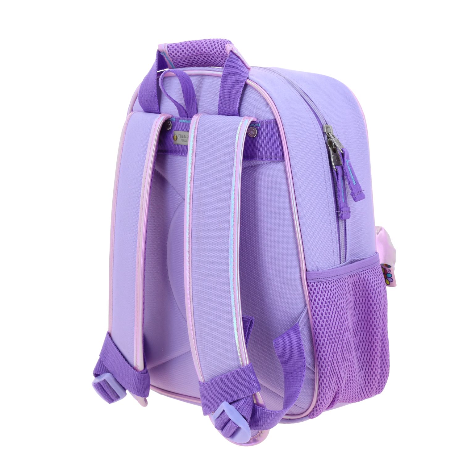Foto 5 | Mochila Lila Brillante Diseño Con Flor Happy Girl Flof