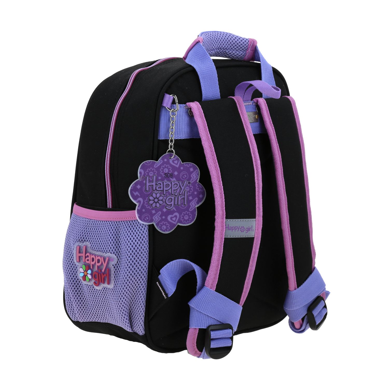 Foto 4 pulgar | Mochila En Negro Happy Girl Tarlait