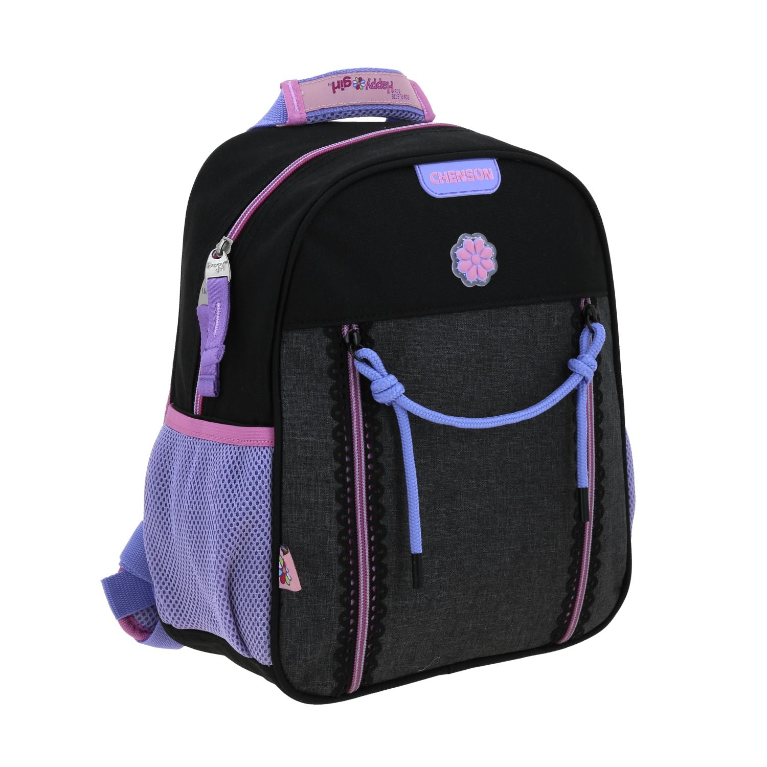 Foto 7 pulgar | Mochila En Negro Happy Girl Tarlait
