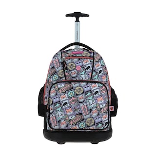 Foto 1 | Mochila Con Ruedas Negra Multicolor Chenson Happy Girl Mixco