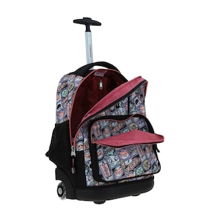 Foto 7 | Mochila Con Ruedas Negra Multicolor Chenson Happy Girl Mixco