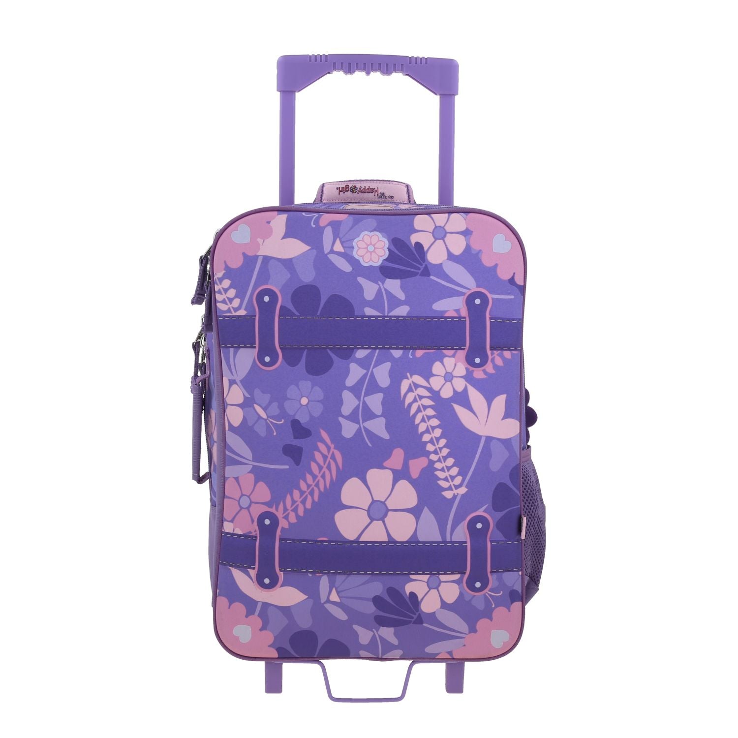 Foto 2 pulgar | Mochila Morada Con Ruedas Happy Girl Bagster