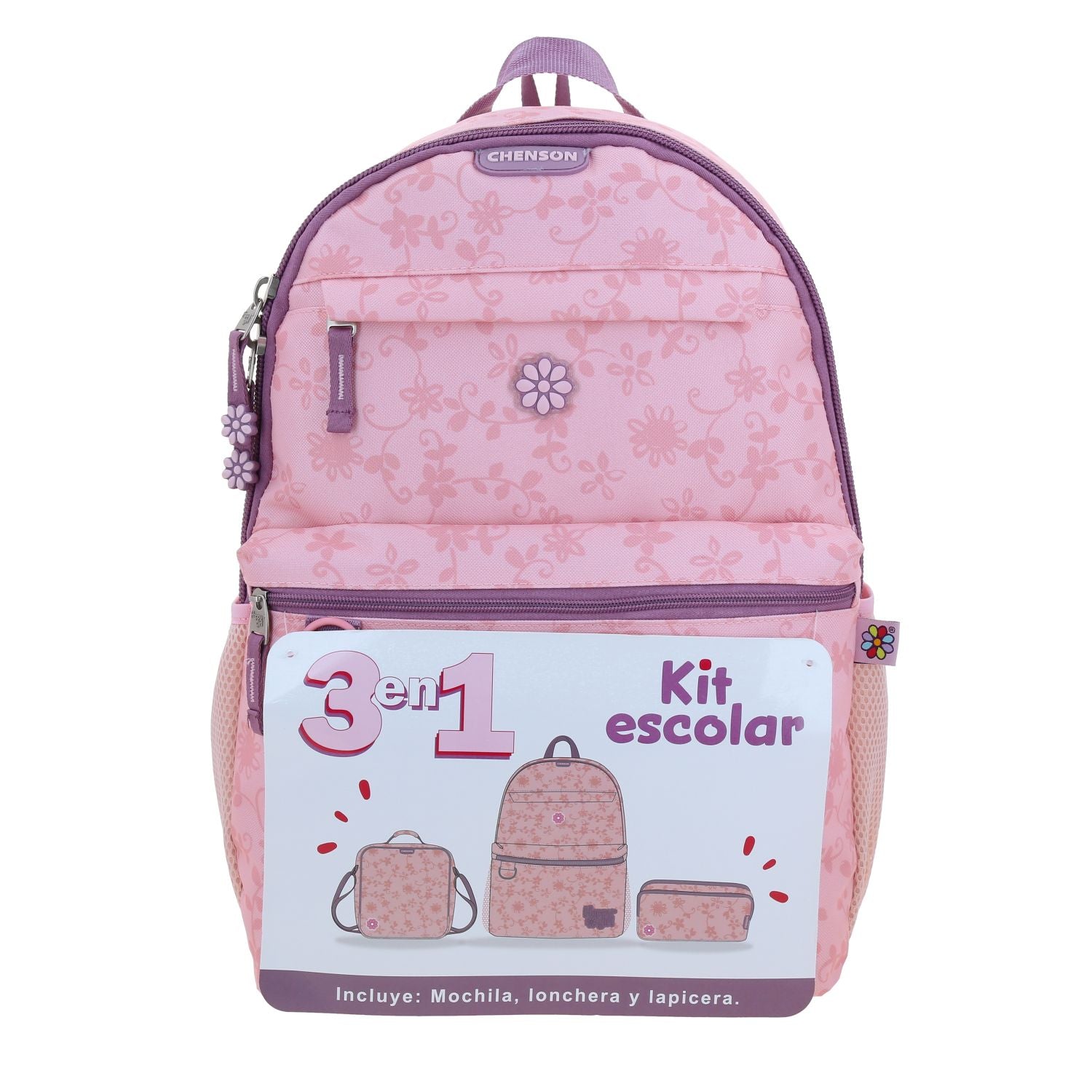 Foto 2 pulgar | Mochila Rosa Escolar Happy Girl Keti