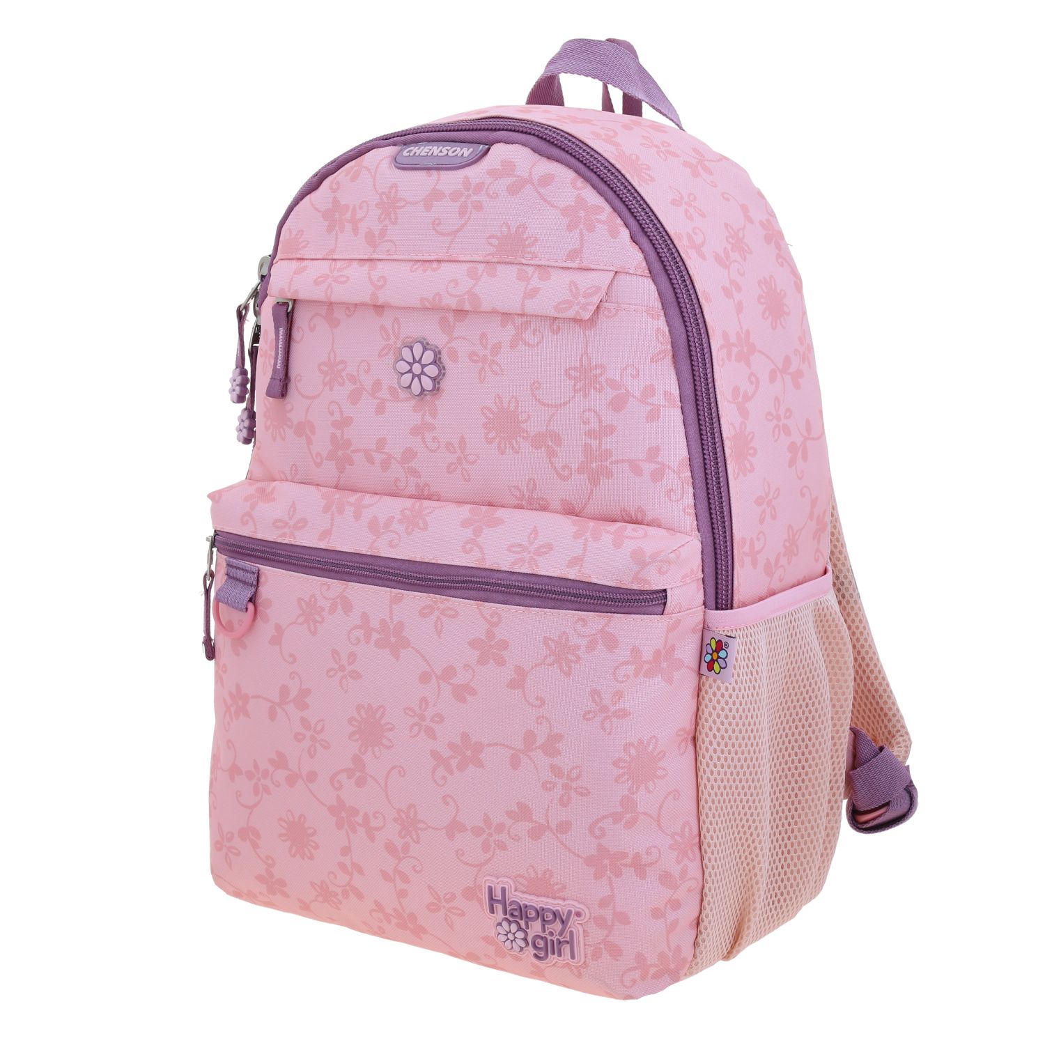 Foto 4 pulgar | Mochila Rosa Escolar Happy Girl Keti