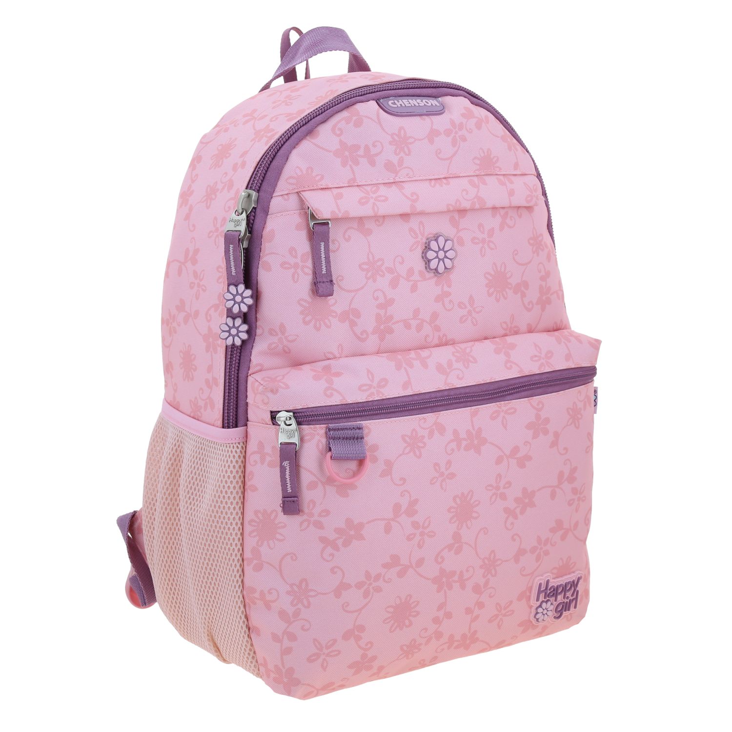Foto 8 pulgar | Mochila Rosa Escolar Happy Girl Keti