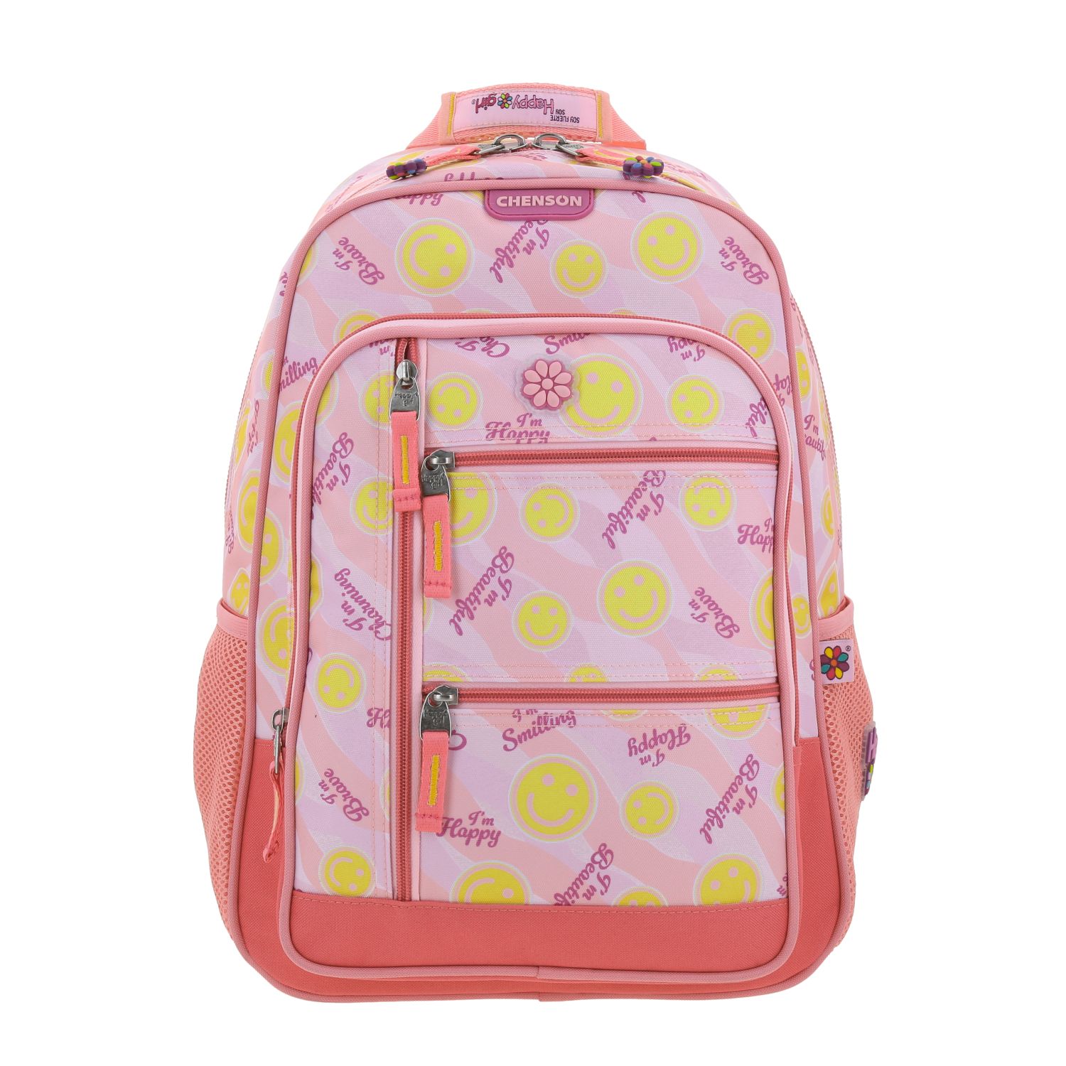 Foto 2 pulgar | Mochila Rosa Happy Girl Chenson Smil