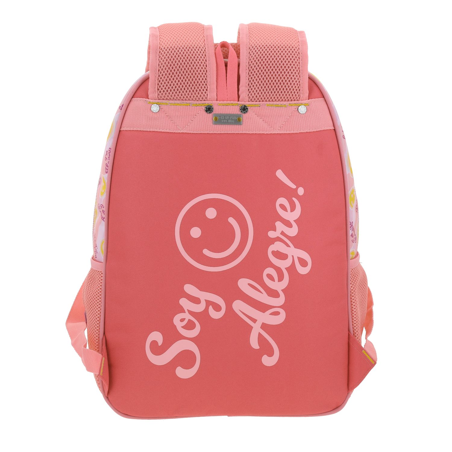 Foto 9 pulgar | Mochila Rosa Happy Girl Chenson Smil