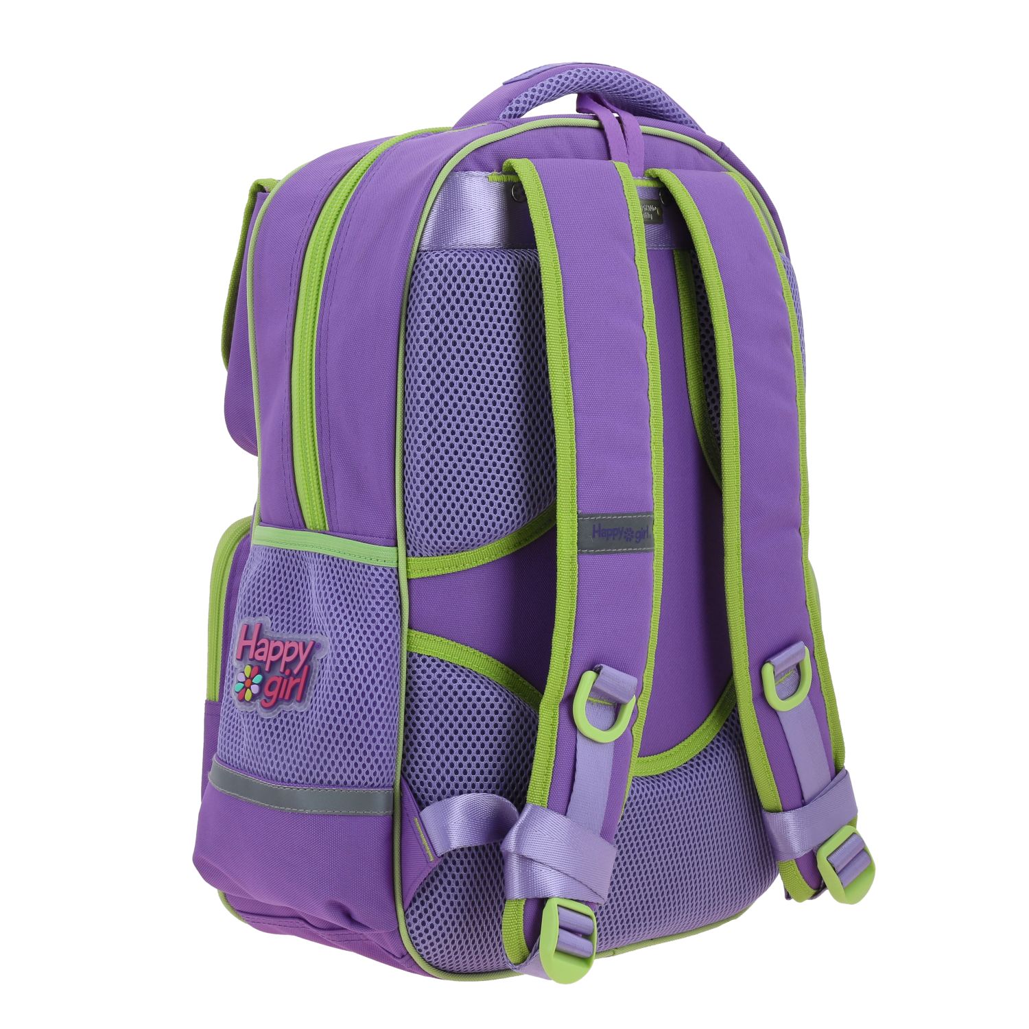 Foto 4 pulgar | Mochila Lila Happy Girl Strong
