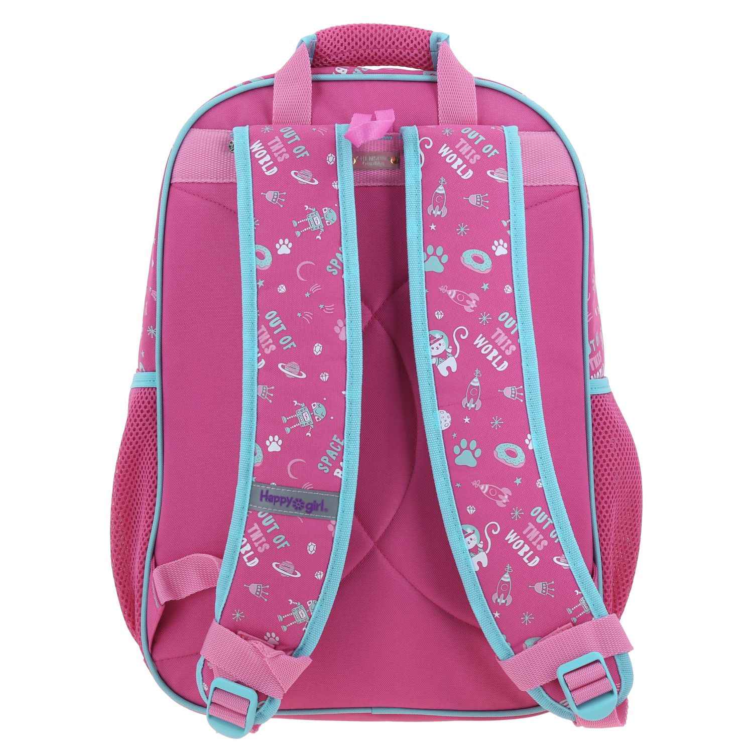 Foto 5 pulgar | Mochila Rosa Con Gatito Y Confeti Encapsulado Happy Girl Ajua