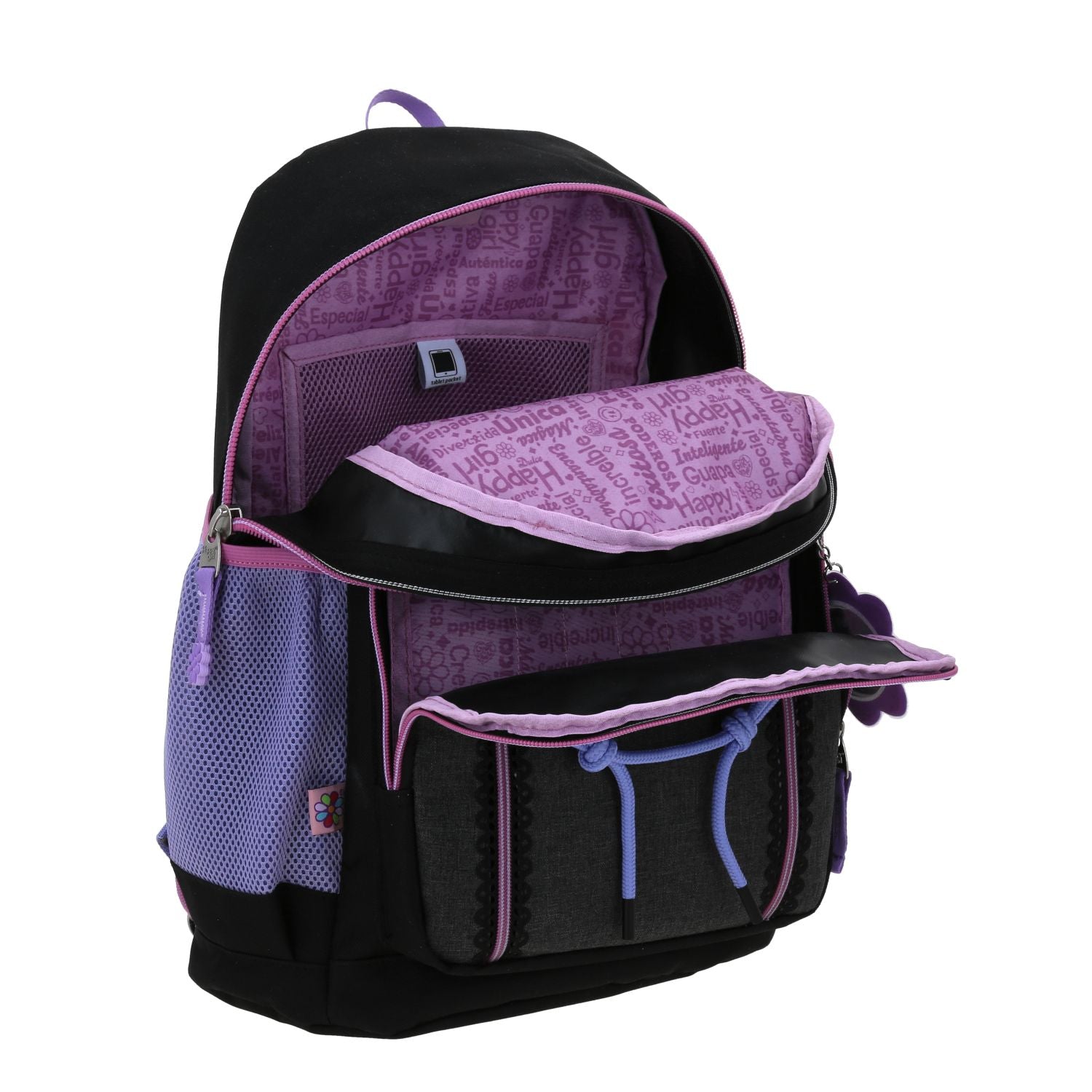 Foto 6 | Mochila Color Negro Happy Girl Tarlait