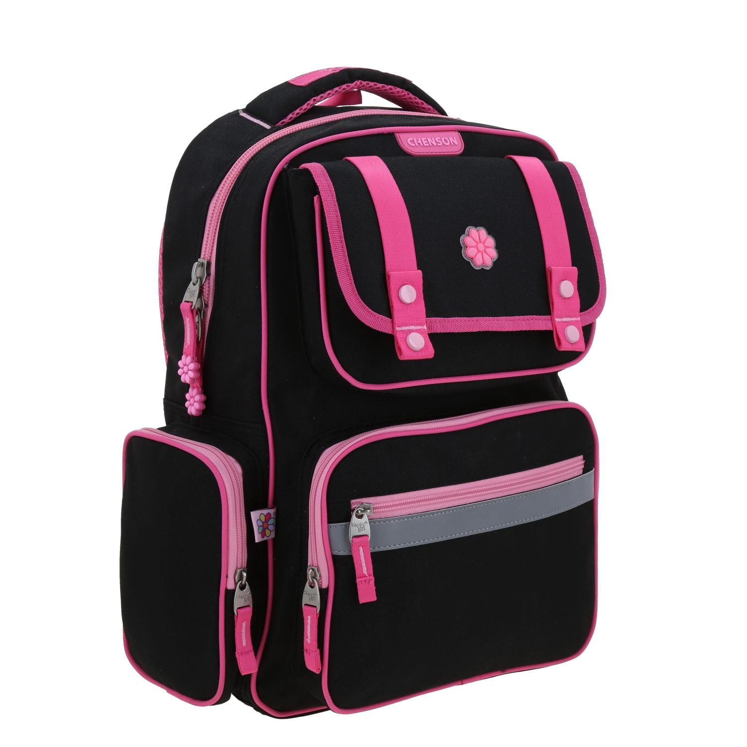 Foto 7 pulgar | Mochila Fucssia Happy Girl Strong