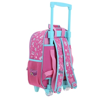 Foto 3 | Mochila Rosa Con Ruedas Con Gatito Y Confeti Encapsulado Happy Girl Ajua