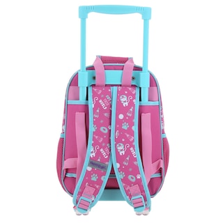 Foto 4 | Mochila Rosa Con Ruedas Con Gatito Y Confeti Encapsulado Happy Girl Ajua