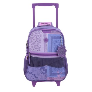 Foto 1 | Mochila Morada Con Ruedas Y Tiras Colgantes Happy Girl Cowli