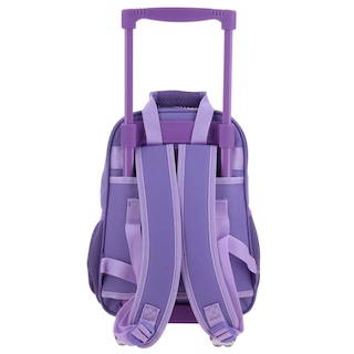 Foto 4 | Mochila Morada Con Ruedas Y Tiras Colgantes Happy Girl Cowli