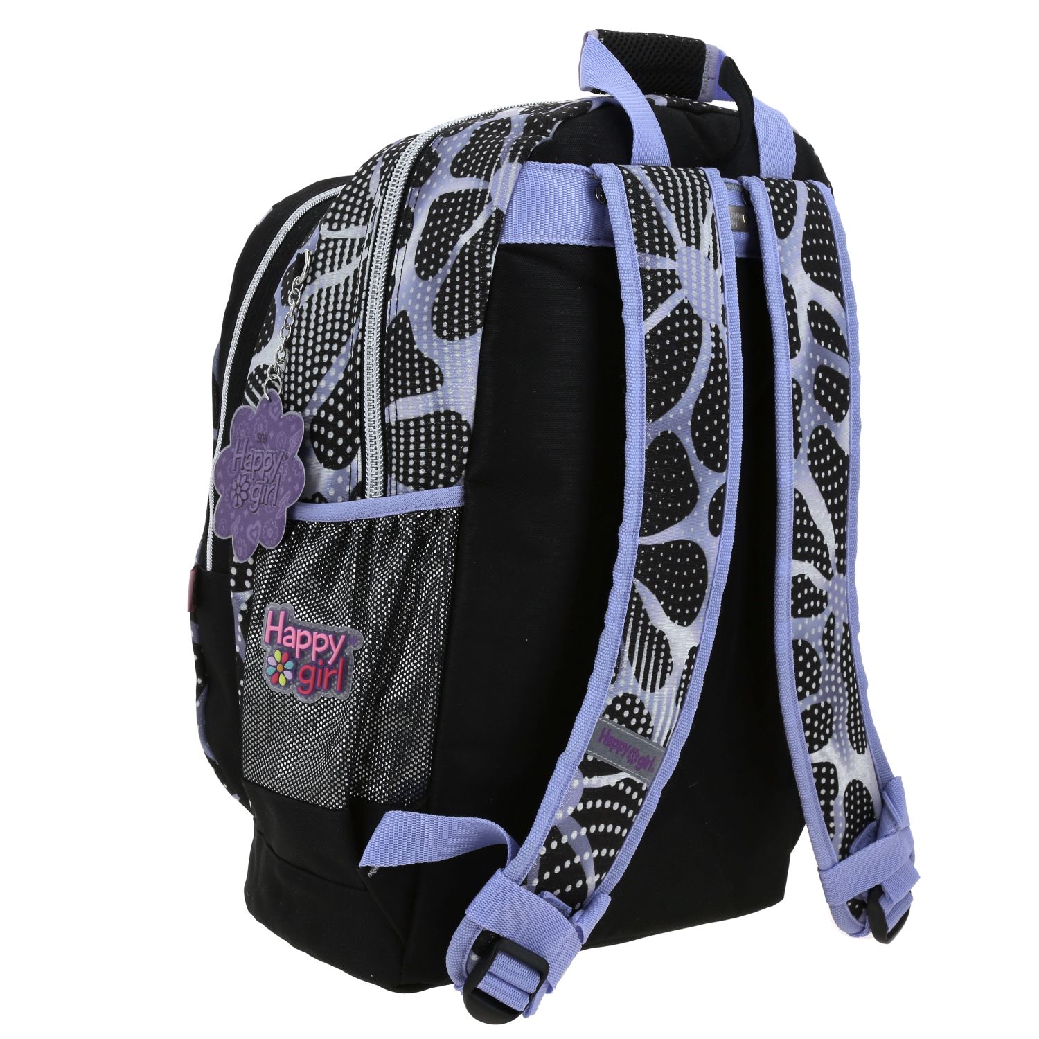 Foto 4 pulgar | Mochila  Negra Happy Girl Quiz