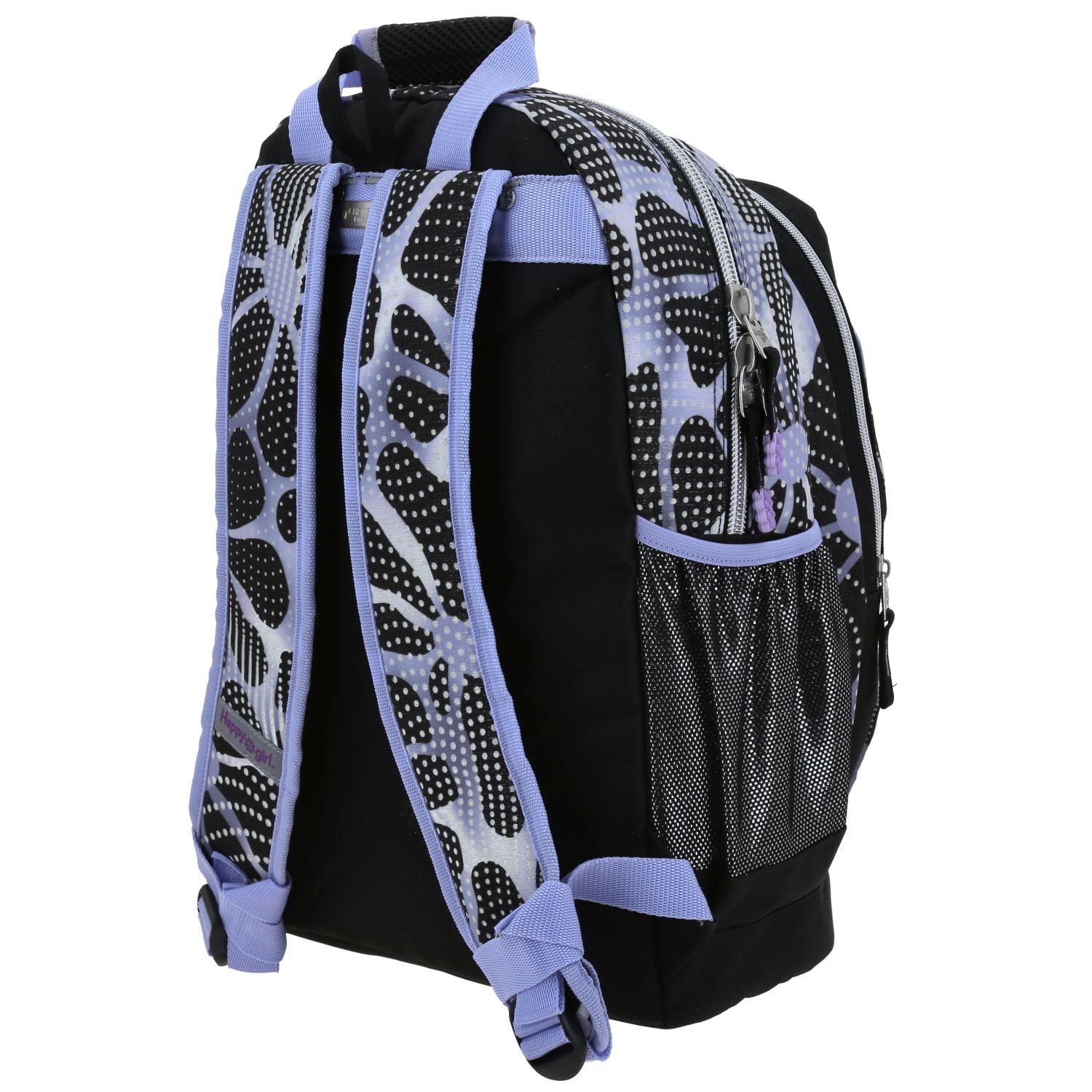 Foto 6 pulgar | Mochila  Negra Happy Girl Quiz