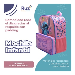 Foto 4 | Mochila Infantil Disney Stitch 20 L