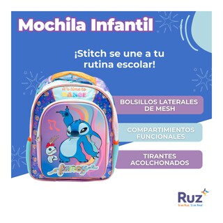 Foto 3 | Mochila Infantil Disney Stitch 20 L
