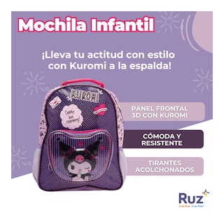 Foto 3 | Mochila Primaria Infantil Sanrio Kuromi 20 L