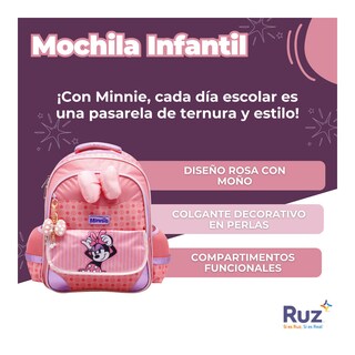 Foto 3 | Mochila Primaria Infantil Disney Minnie 20 L