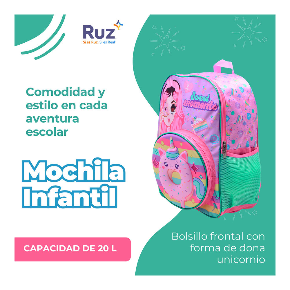 Foto 5 pulgar | Mochila Primaria Infantil Mis Pastelitos 20 L