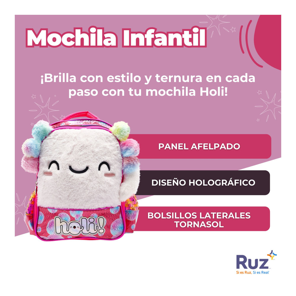 Foto 3 | Mochila Kinder Infantil Ruz Holi 11 L
