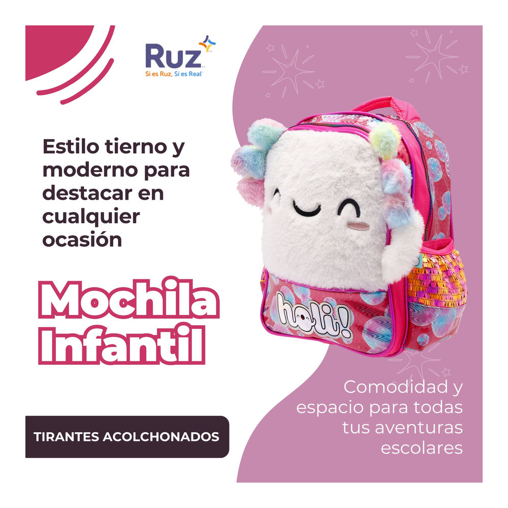 Foto 4 | Mochila Kinder Infantil Ruz Holi 11 L