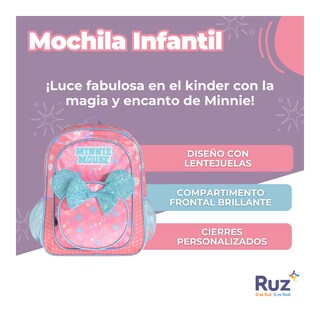 Foto 3 | Mochila Primaria Infantil Disney Minnie 20 L
