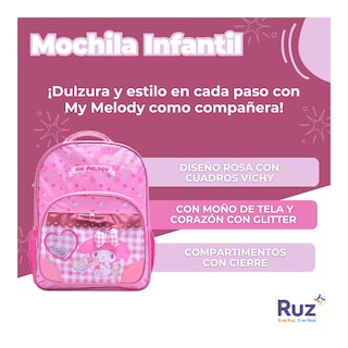 Foto 3 | Mochila Primaria Infantil Sanrio My Melody 20 L