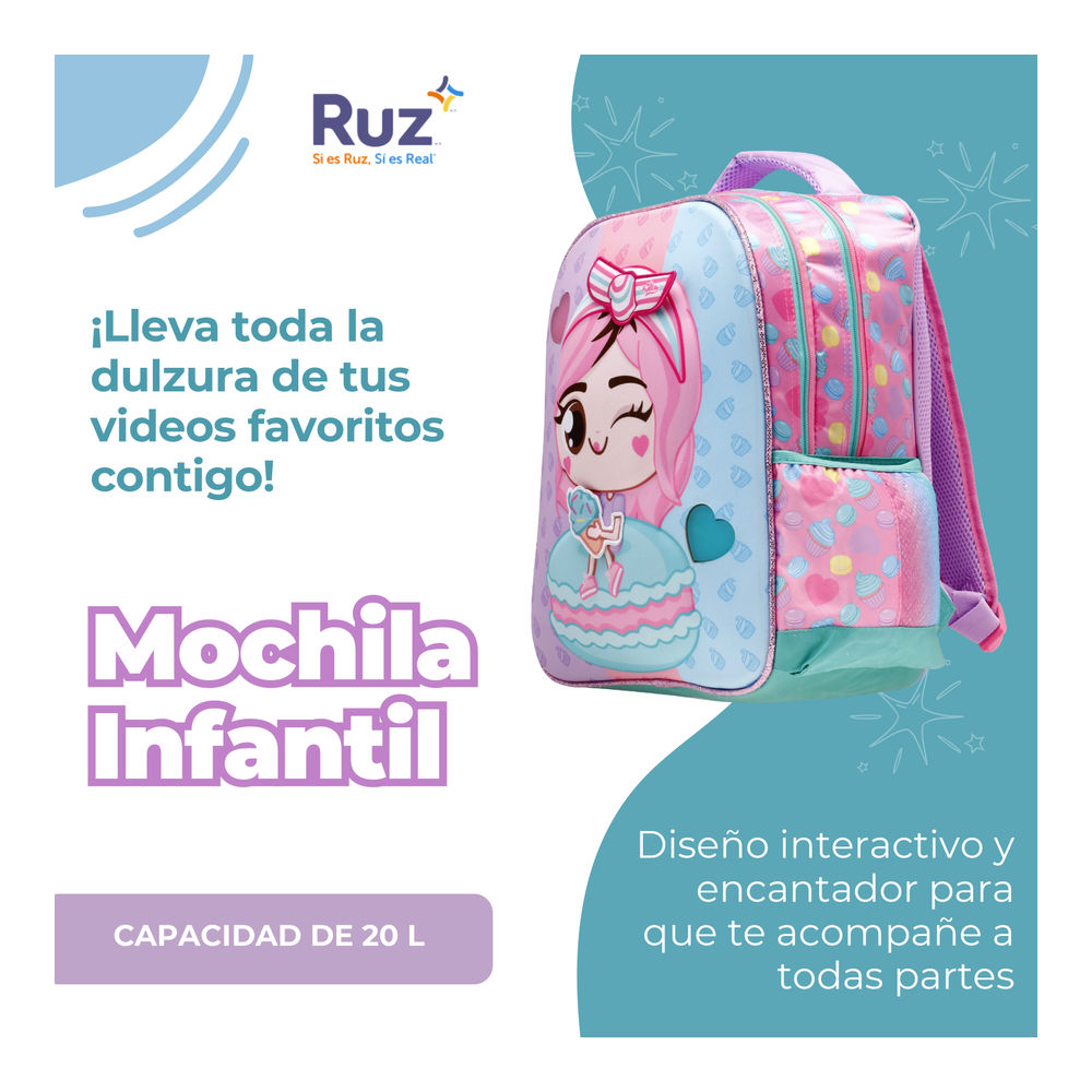 Foto 5 pulgar | Mochila Primaria Infantil Mis Pastelitos 20 L