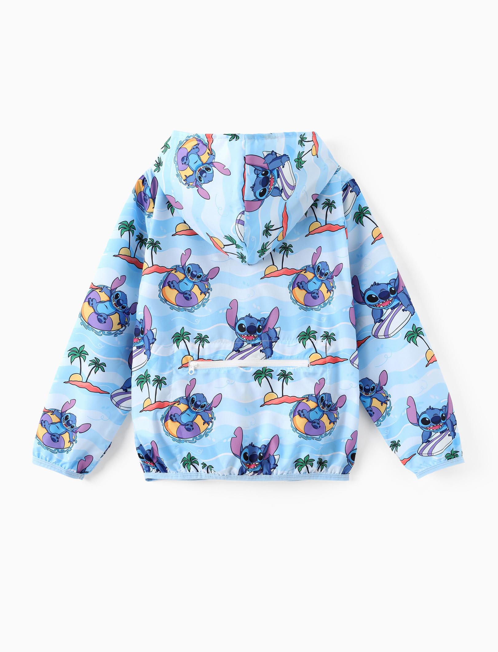 Foto 3 pulgar | Chaqueta Disney Lilo And Stitch Resistente A Los Rayos Uv Para Niños De 6 A 7 Años - Venta Internacional.