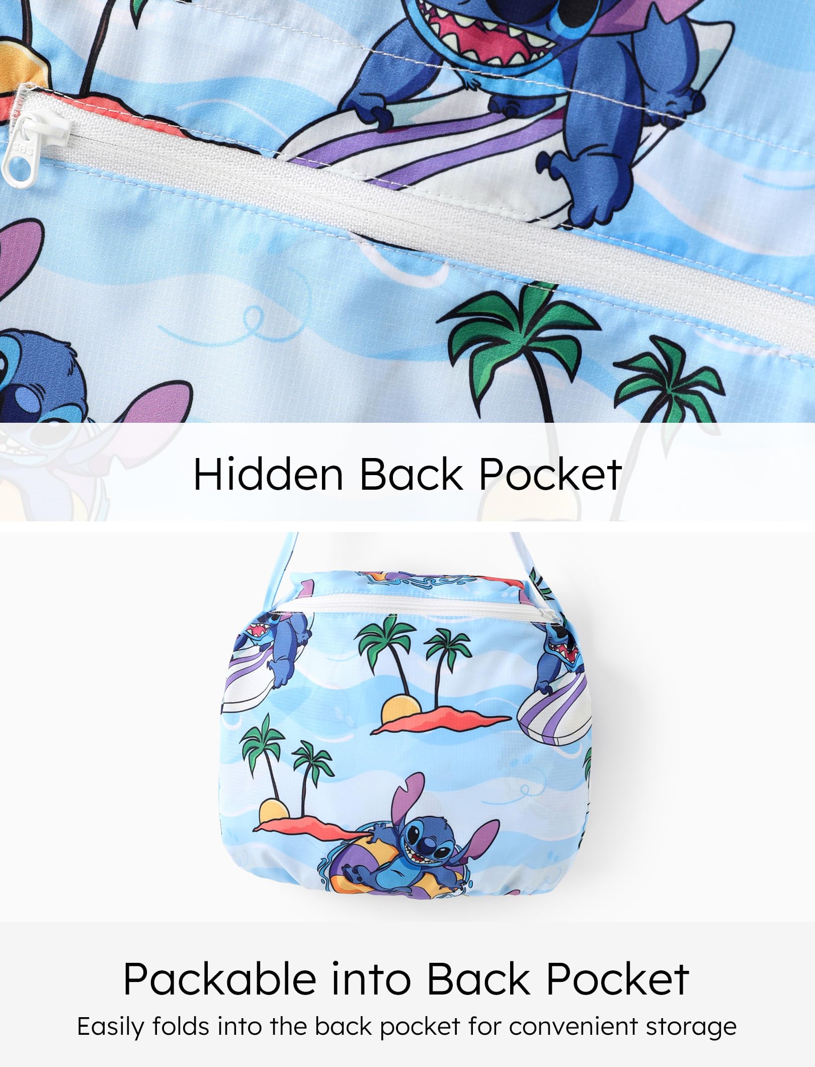 Foto 4 pulgar | Chaqueta Disney Lilo And Stitch Resistente A Los Rayos Uv Para Niños De 6 A 7 Años - Venta Internacional.