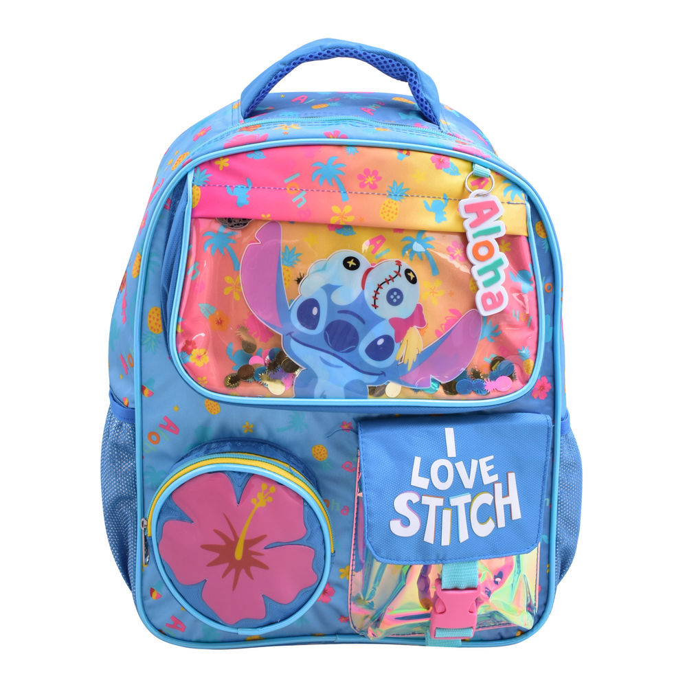Foto 2 pulgar | Mochila Primaria Infantil Disney Stitch 20 L