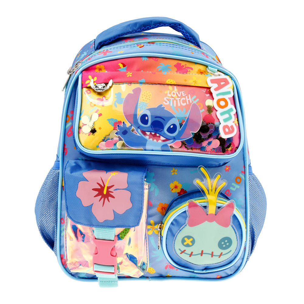 Foto 2 pulgar | Mochila Kinder Infantil Disney Stitch 11 L