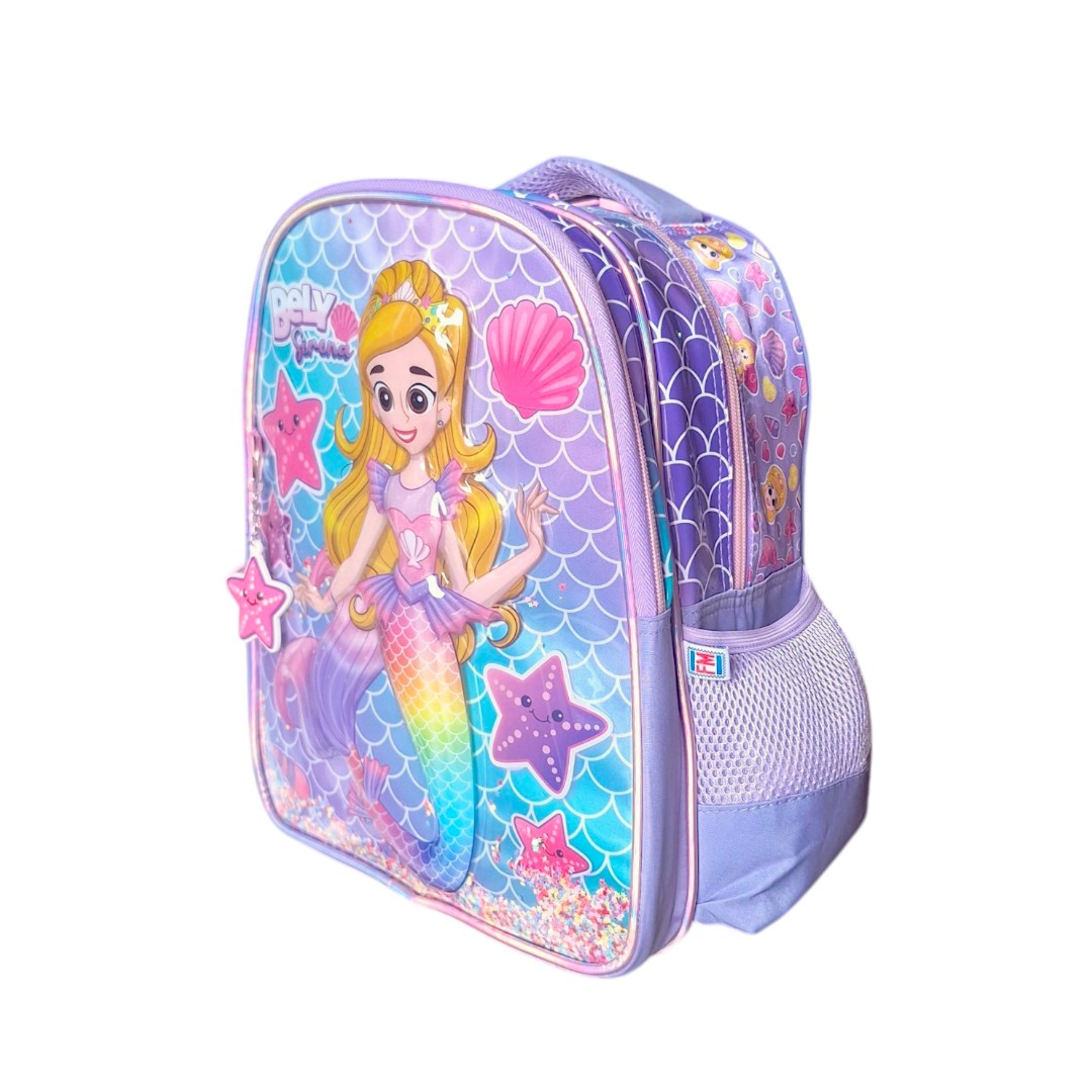 Foto 3 pulgar | Fm Mochila Chica Kinder Bely Y Beto Sirena Lentejuelas Be504k35bp